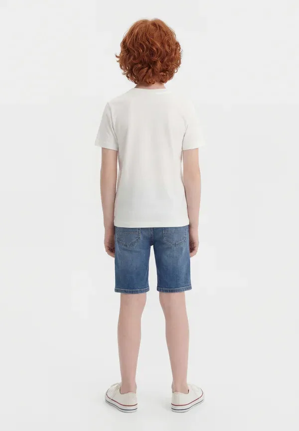 Комплект из двух футболок Jorcanggu с круглым вырезом - футболка с принтом Jack & Jones Junior, белый — фото 2