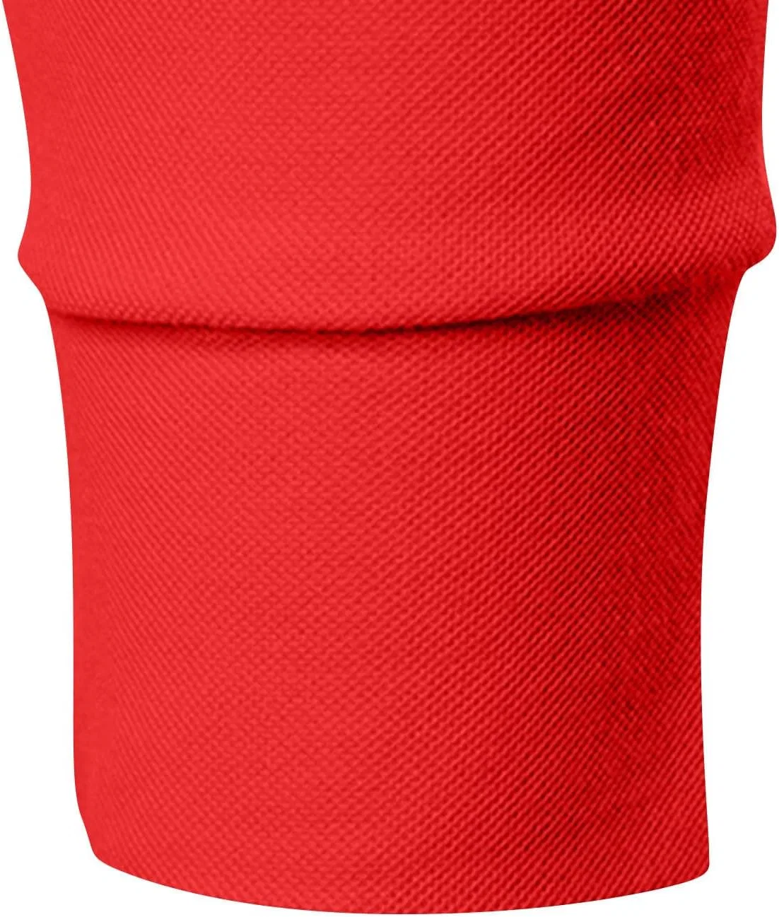 Мужская футболка с четверть-застежкой Slim Fit Generic, Red — фото 3