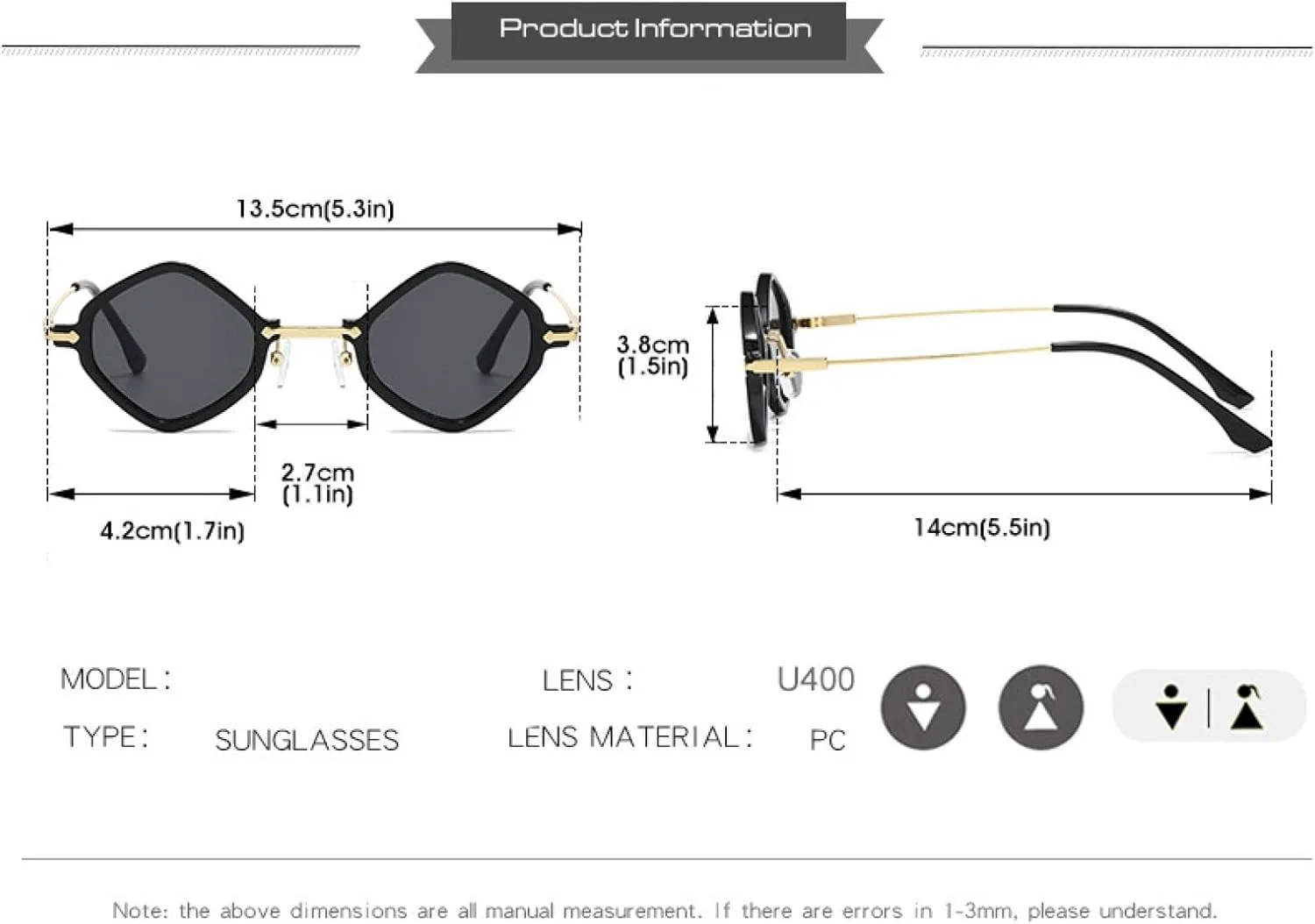 

Солнцезащитные очки с защитой от УФ-излучения UV400 | Легкая оправа | Для женщин и мужчин | Для занятий спортом на открытом воздухе и вождения DSVIGF, Brownblue-gray