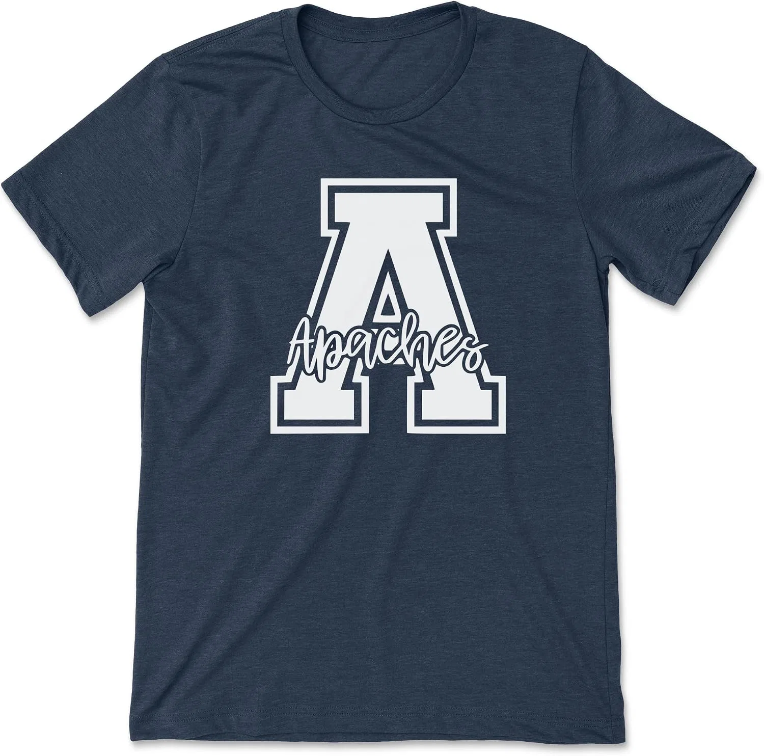 Футболка с графическим принтом Apaches, Heather Navy