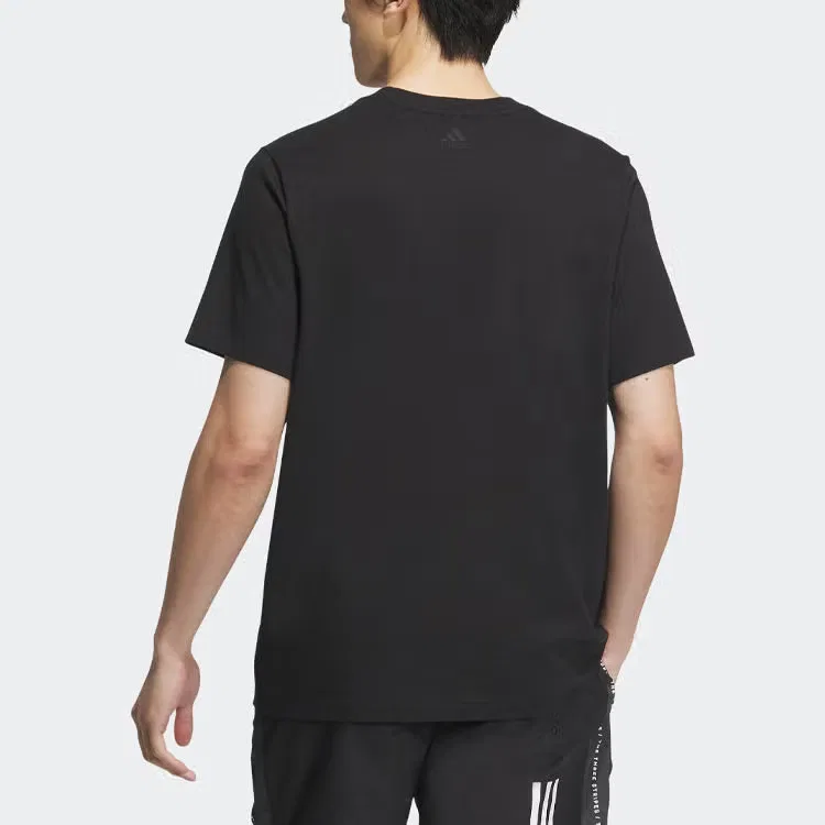 Футболка с принтом Tech Ref Adidas, черный — фото 3