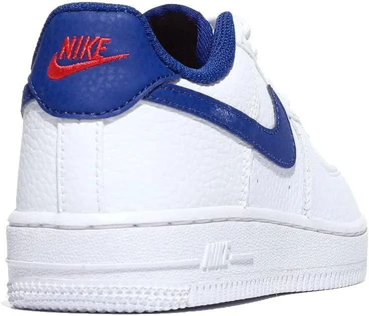 Детские кроссовки для мальчиков Force 1 Nike, White/Deep Royal Blue/University Red — фото 3