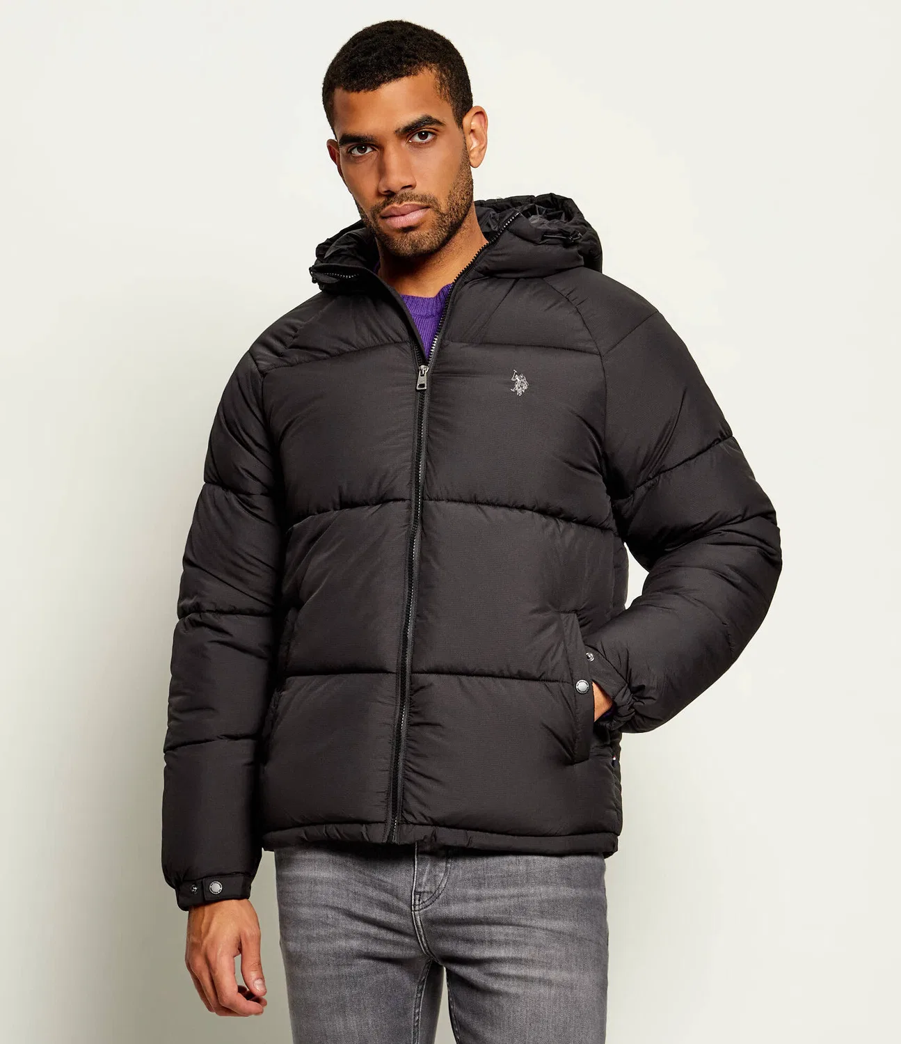 Куртка зимняя U.S. Polo Assn., черный