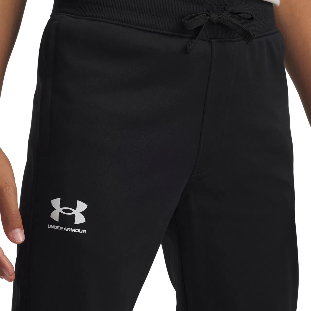 Брюки для мальчиков Icon Knit Under Armour, черный/белый