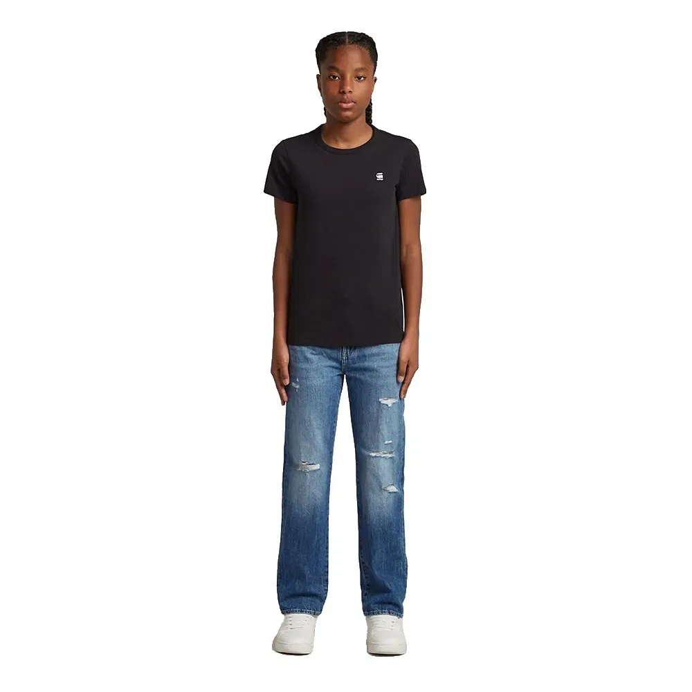 Боди G-Star Victoria Destroy Straight Fit, синий — фото 3