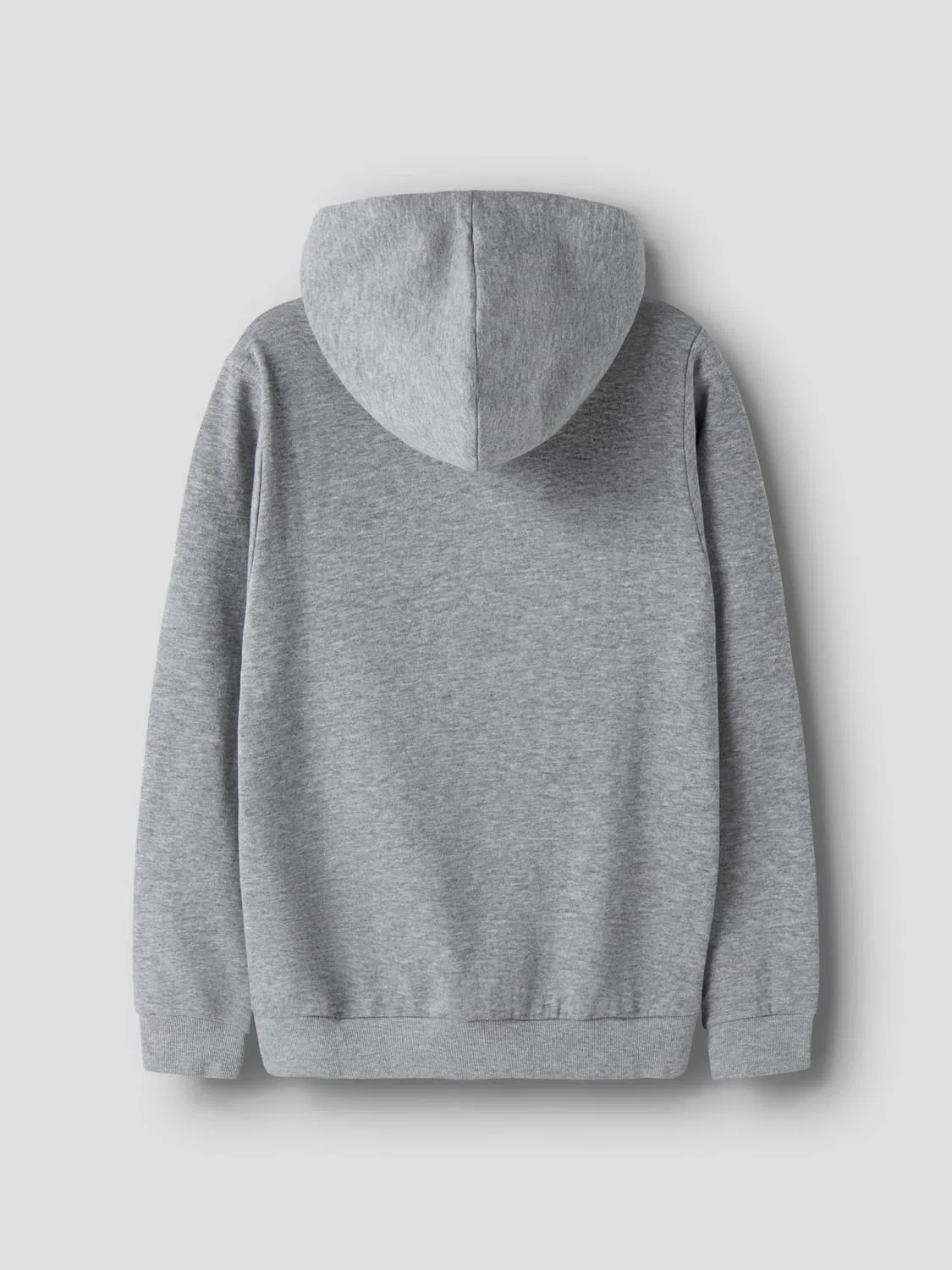 Свитшот с капюшоном NKMVIMO LS SWEAT CARD BRU Name It, серый меланж — фото 4