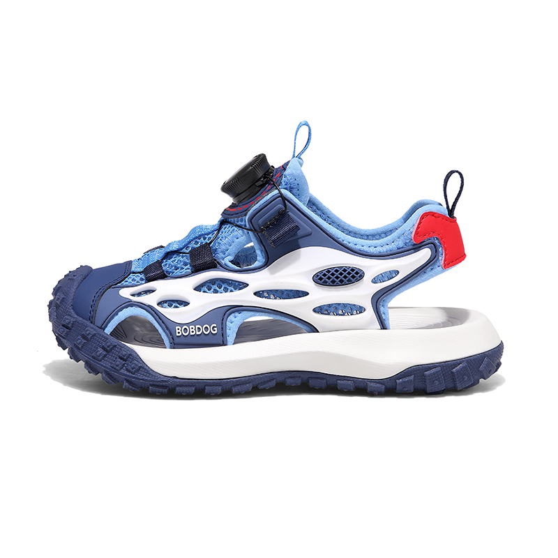 

Детские сандалии с низким верхом, противоскользящей амортизацией, износостойкостью, отскоком, легкостью и амортизацией BOBDOG, синий