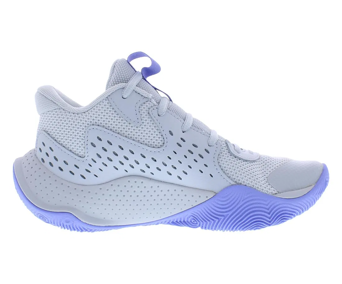 Детские кроссовки для мальчиков с амортизацией Jet '23 Under Armour, Grey Blue — фото 3