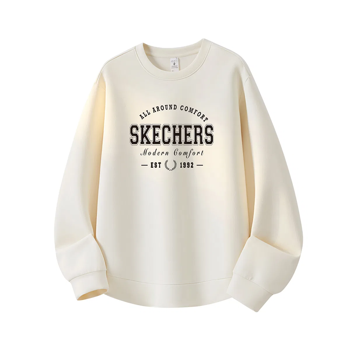 Детский свитшот с круглым вырезом Skechers, Light Heather Gray — фото 3