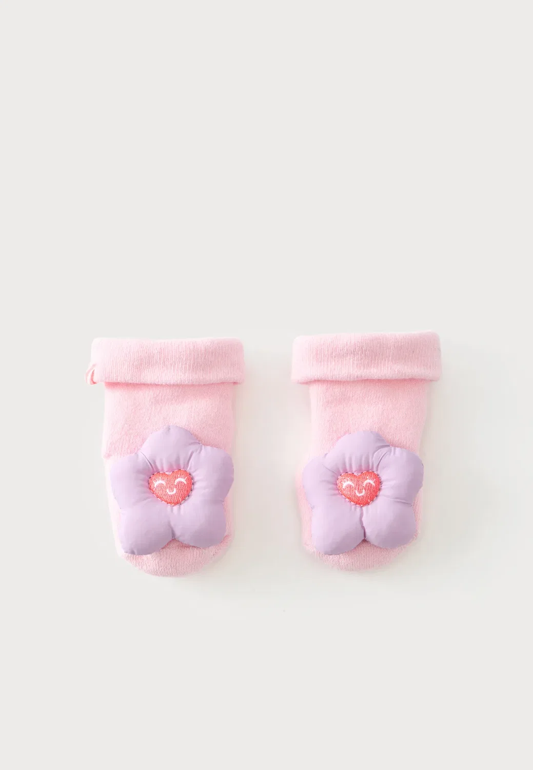 Тапочки для новорожденной девочки - носки Billieblush, Pink
