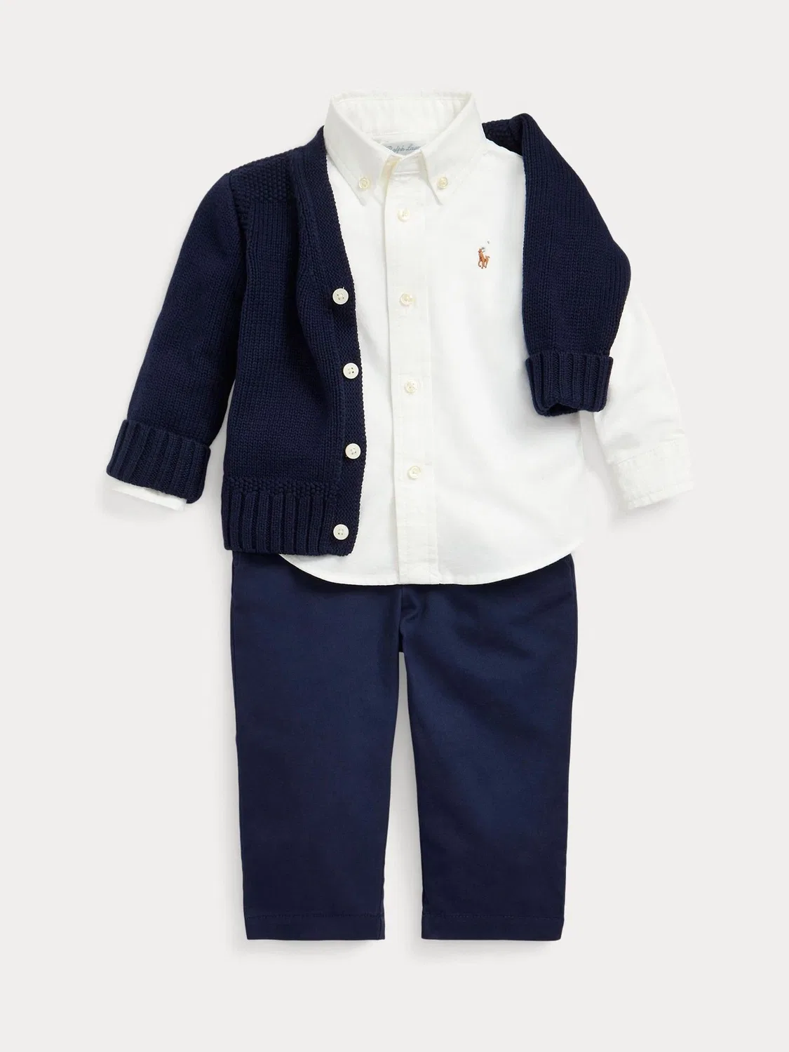 Рубашка оксфорд Polo Ralph Lauren, белый — фото 3