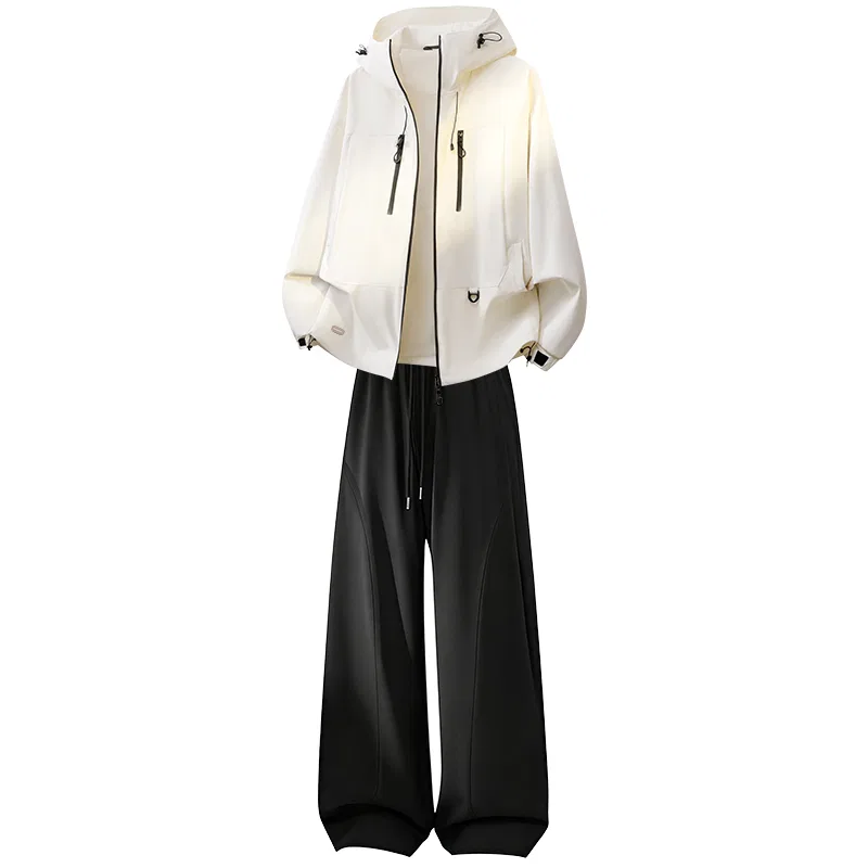 Детский комплект из куртки и брюк с капюшоном, ветрозащитный, мод. Windbreaker Jacket & Pants Sets, WARRIOR