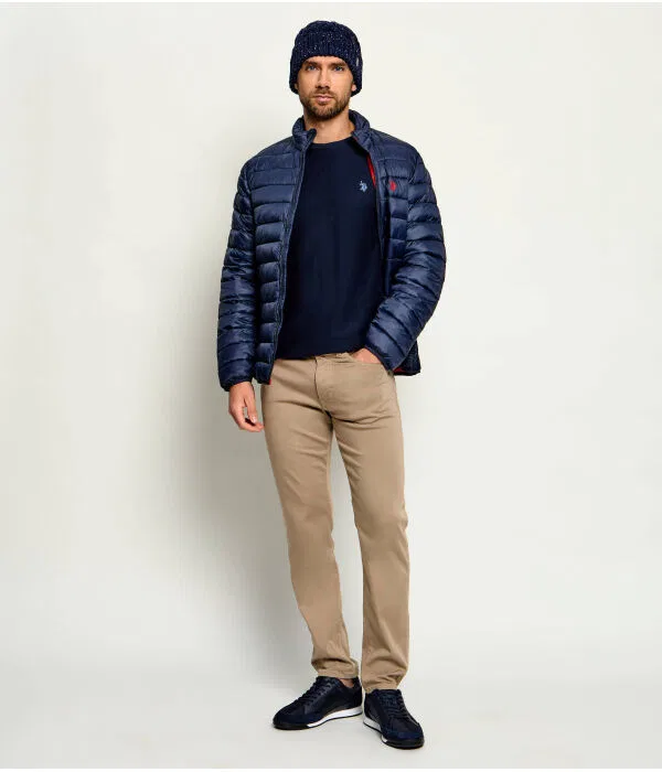 Мужская футболка хлопковая U.S. Polo Assn., Blu Marino — фото 2