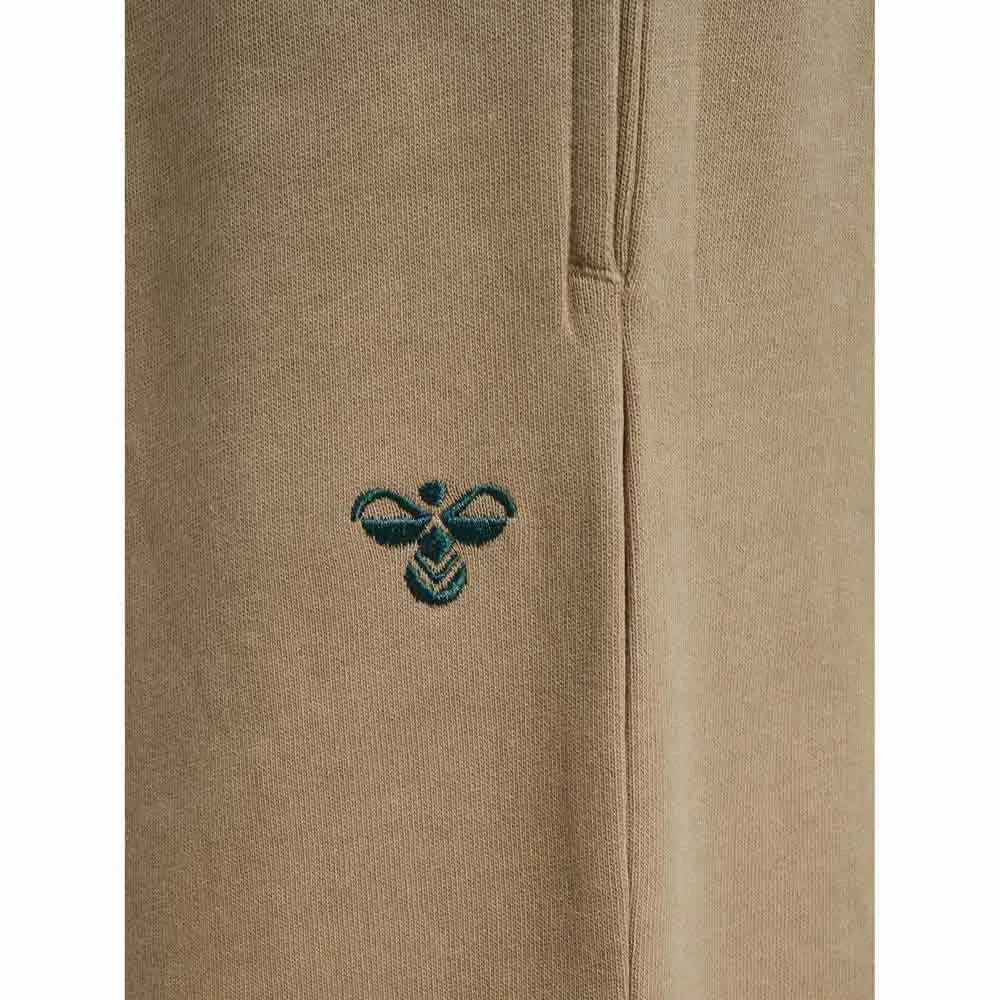 Детские брюки спортивные свободного кроя Jump Boxy Hummel, Beige — фото 4