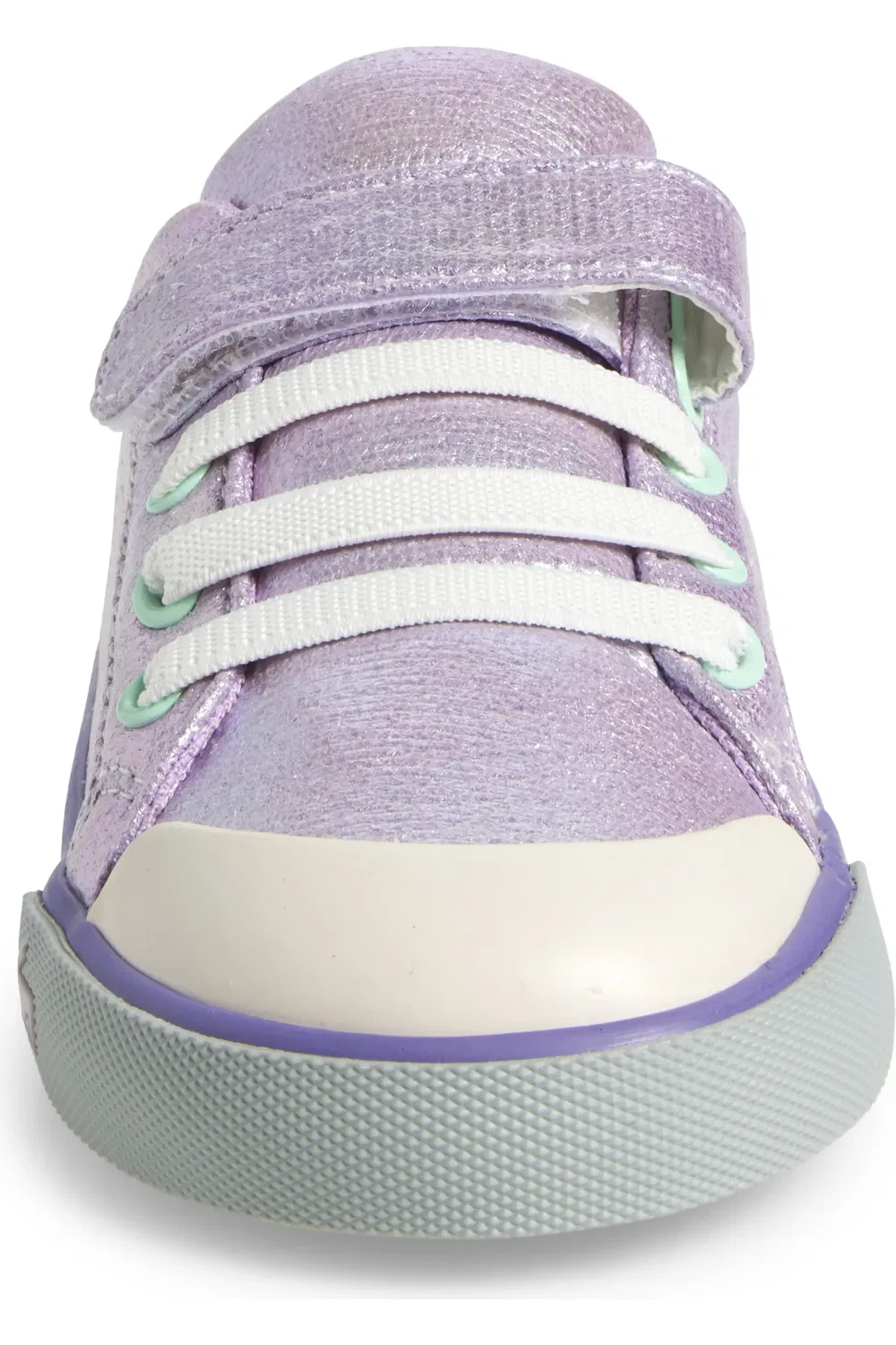 Кроссовки детские с регулируемой липучкой Kristin See Kai Run, Purple Metallic — фото 4