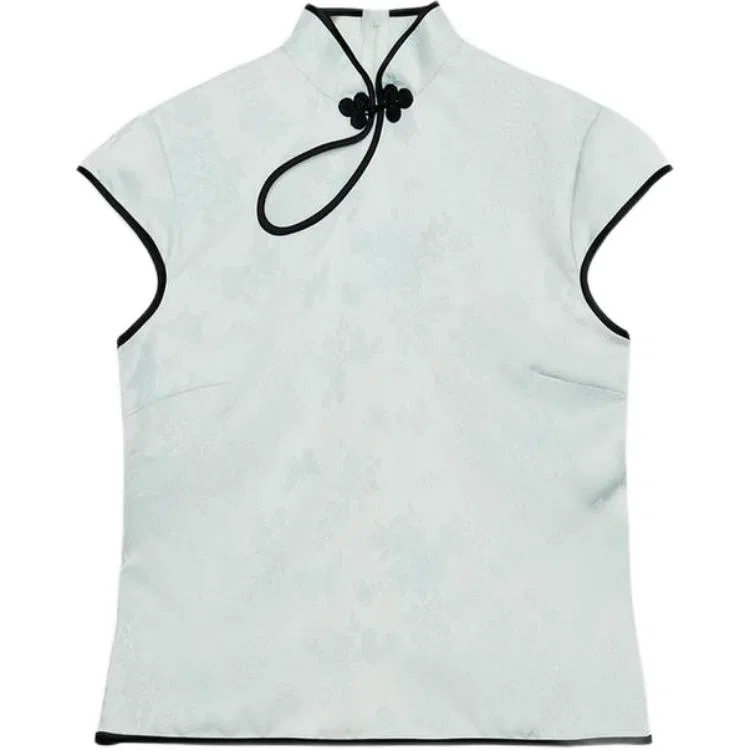 Женская футболка с воротником-стойкой Lake Green ZARA, Lake Green