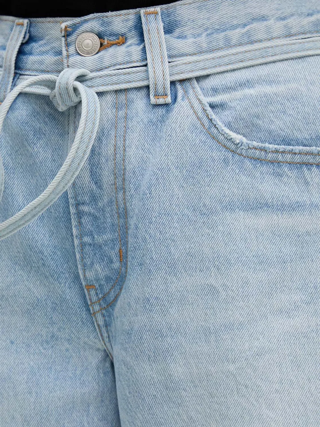Широкие джинсы с кулиской - синие Levi's, синий — фото 2