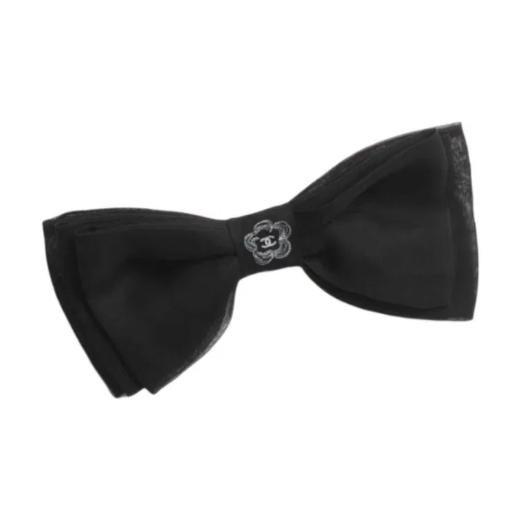 Женские заколки для волос с принтом Ugandan Yarn, CHANEL, Black
