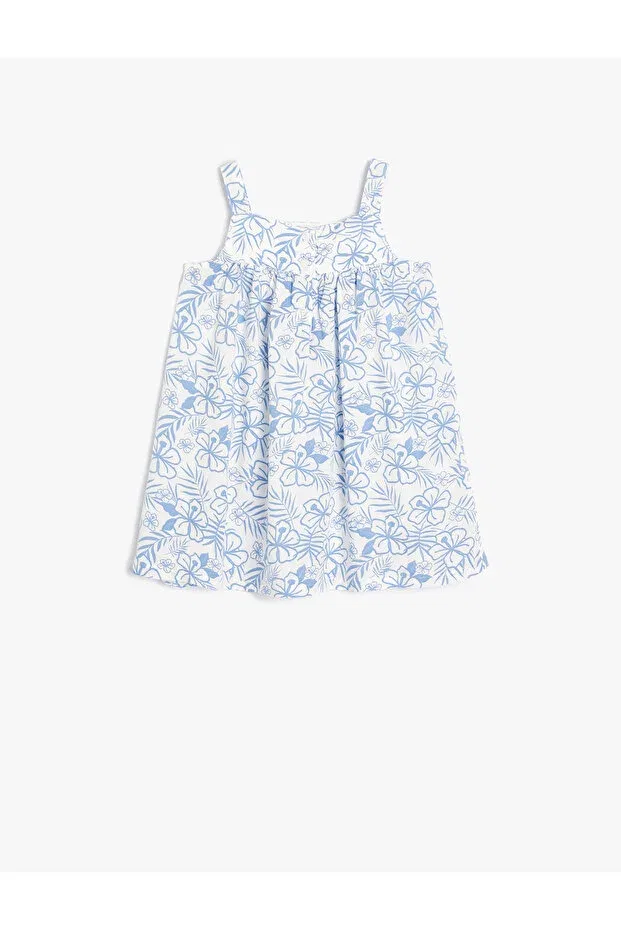 Детское платье с цветочным принтом Koton, White Patterned — фото 2