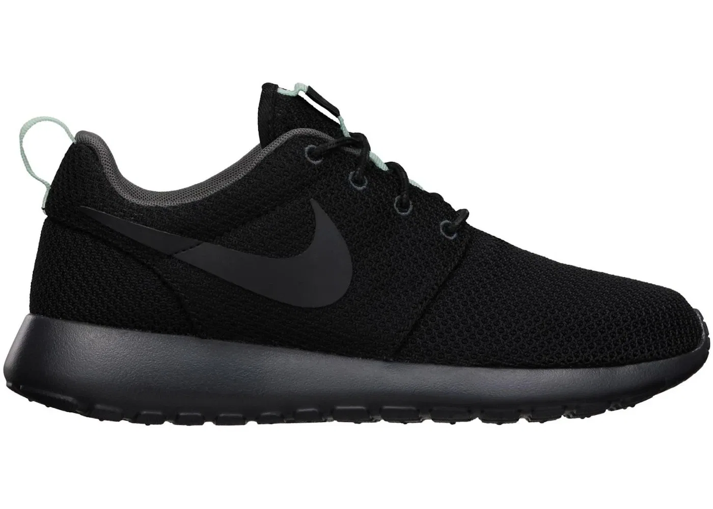 Детские кроссовки Nike Roshe Run Triple Black, цвет Black/Anthracite-Arctc Grn-Vlt