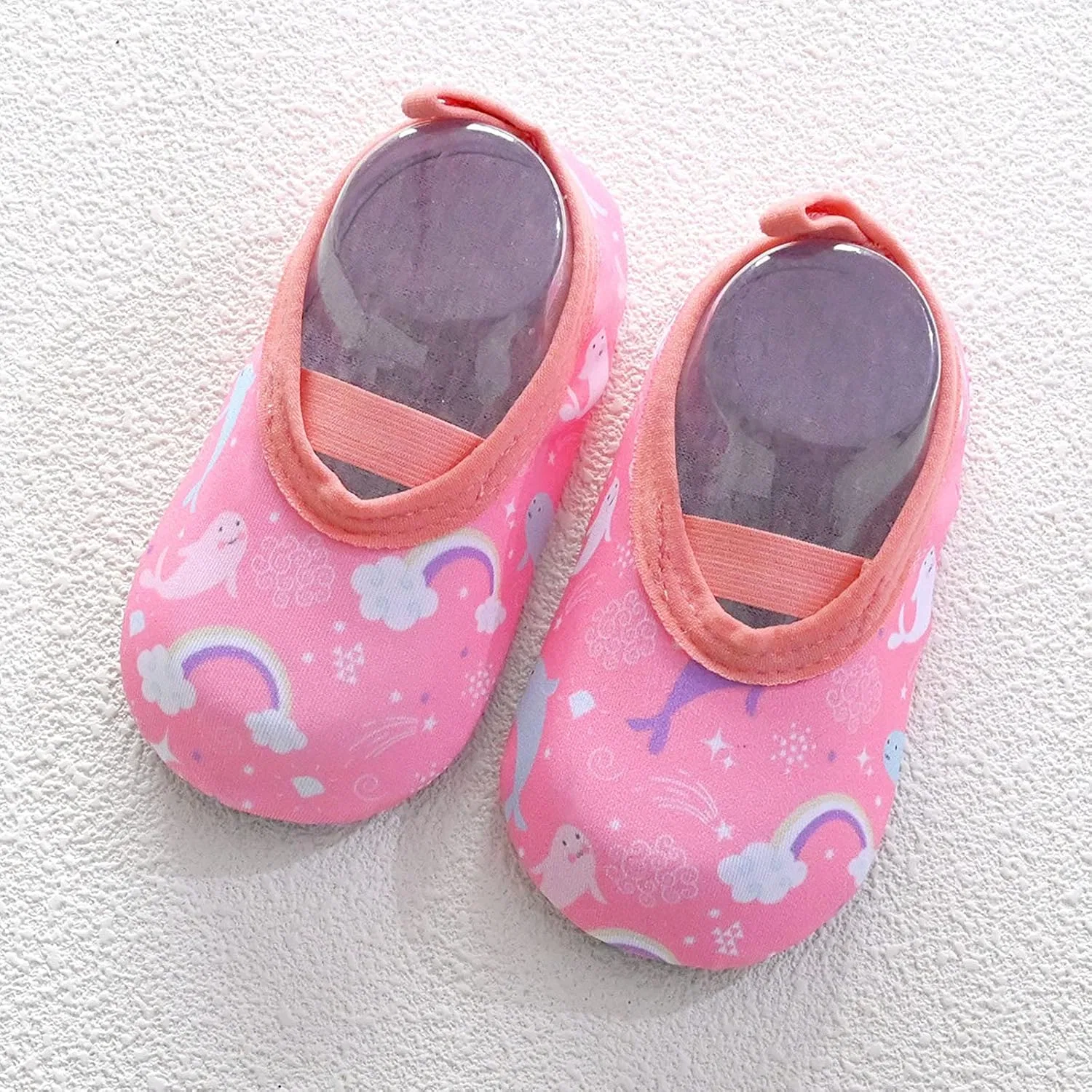 Детские кроссовки для девочек с нескользящей подошвой, Pink — фото 3