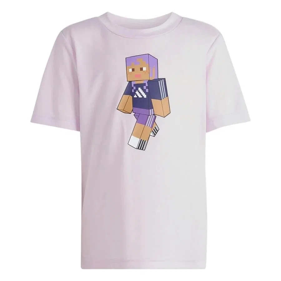 Детская футболка с длинным рукавом LK MC TR TEE adidas, Фиолетовый