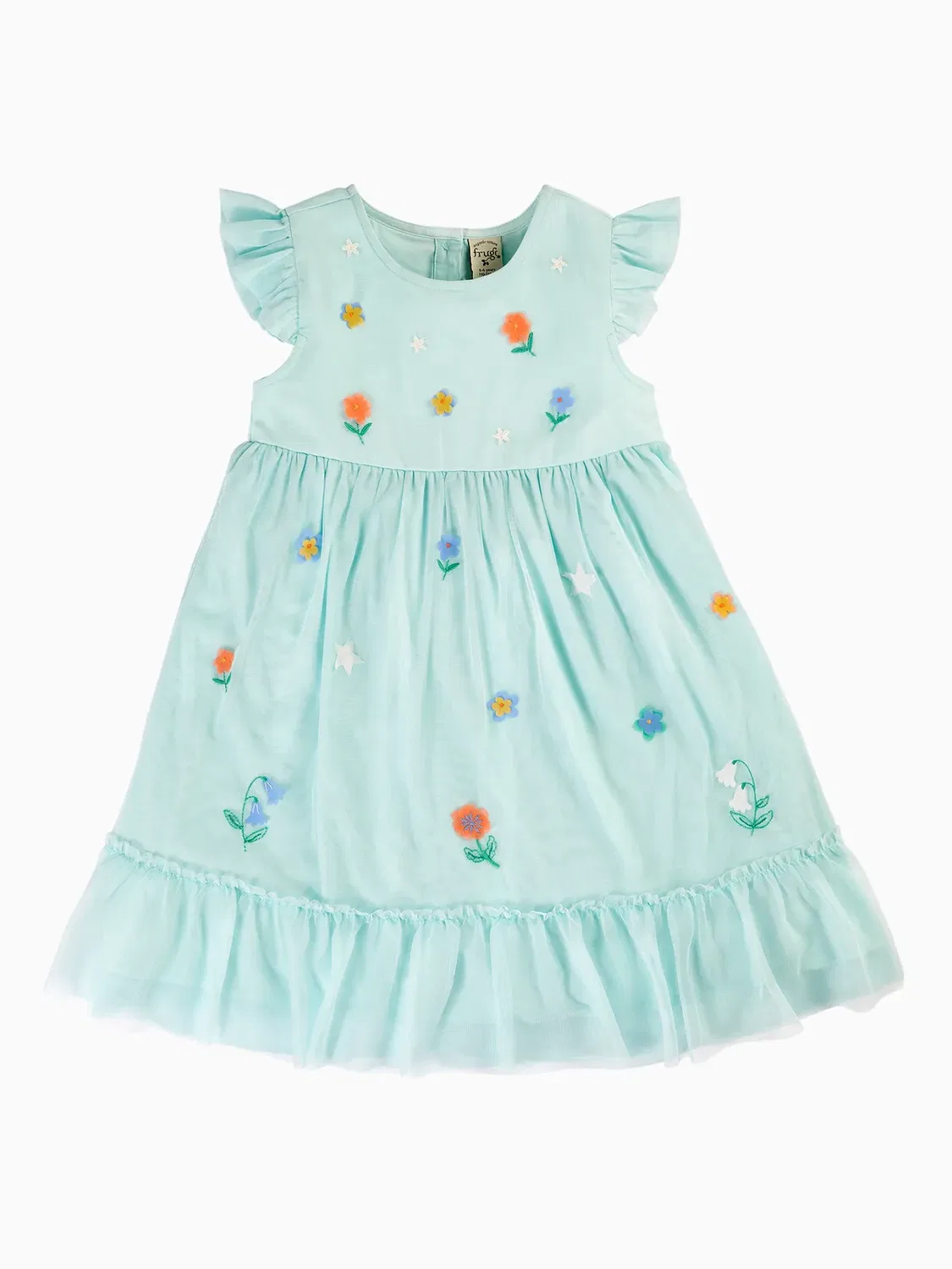 Платье из тюля Tilda Frugi, Blue