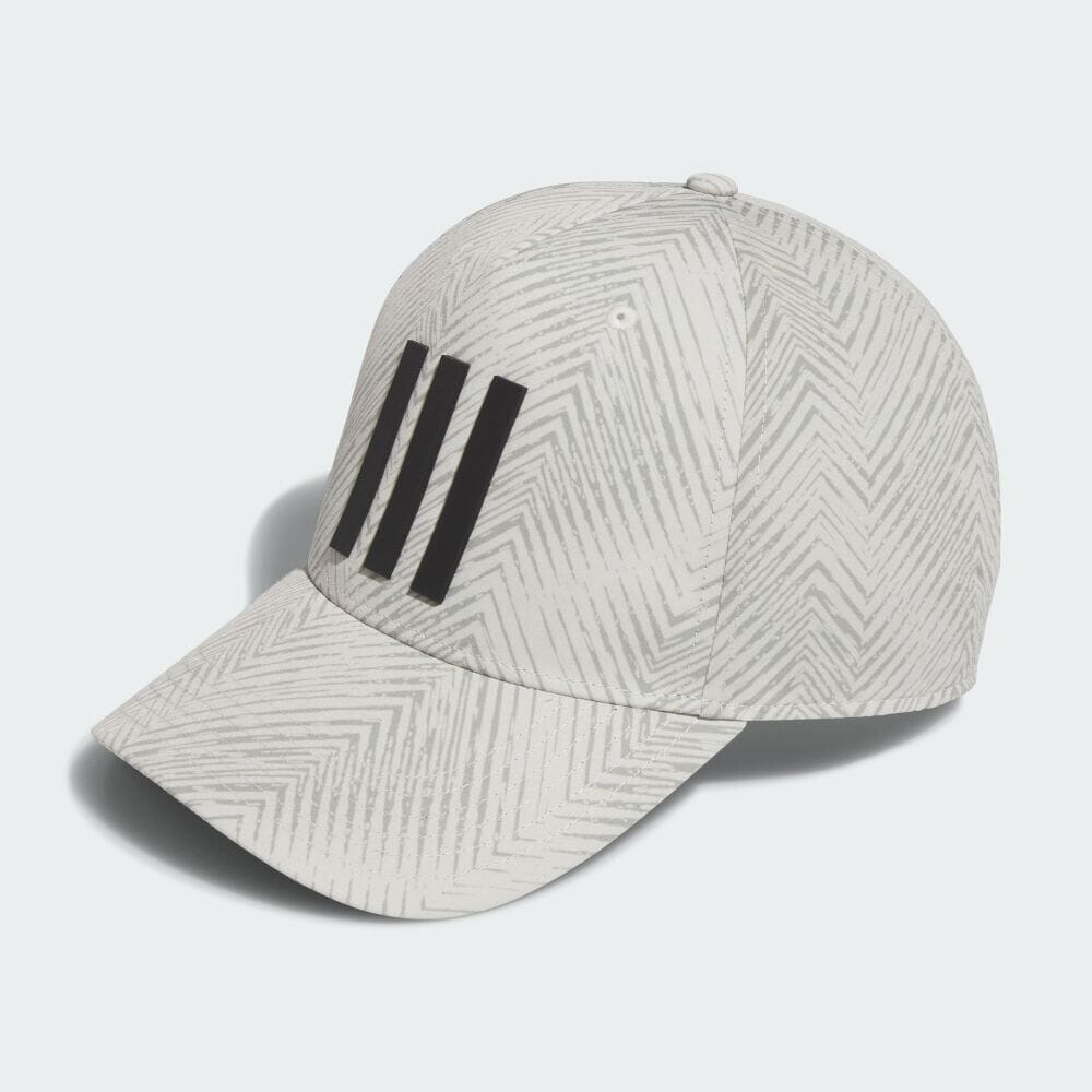 

Бейсболка Adidas Tour Three Stripes Graphic, серебряная галька