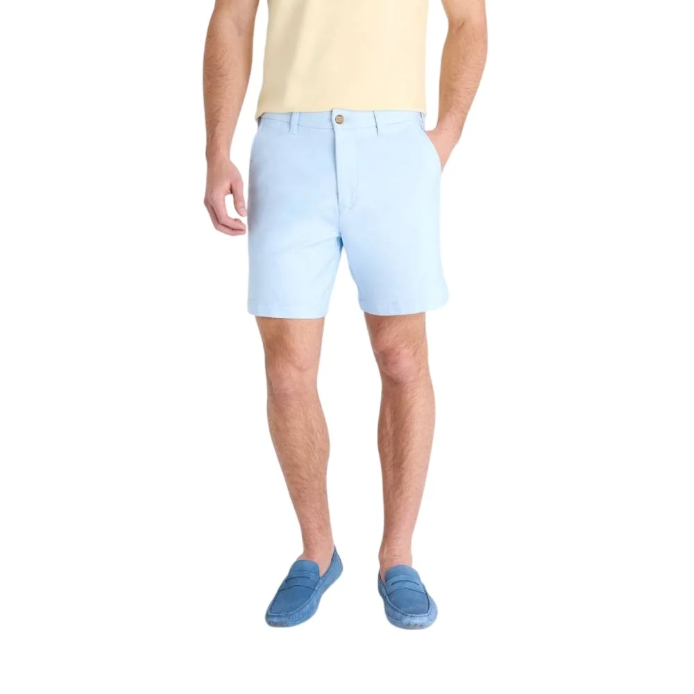 Мужские шорты U.S. Polo Assn. 7" Comfort Waist Faux Knit, голубой