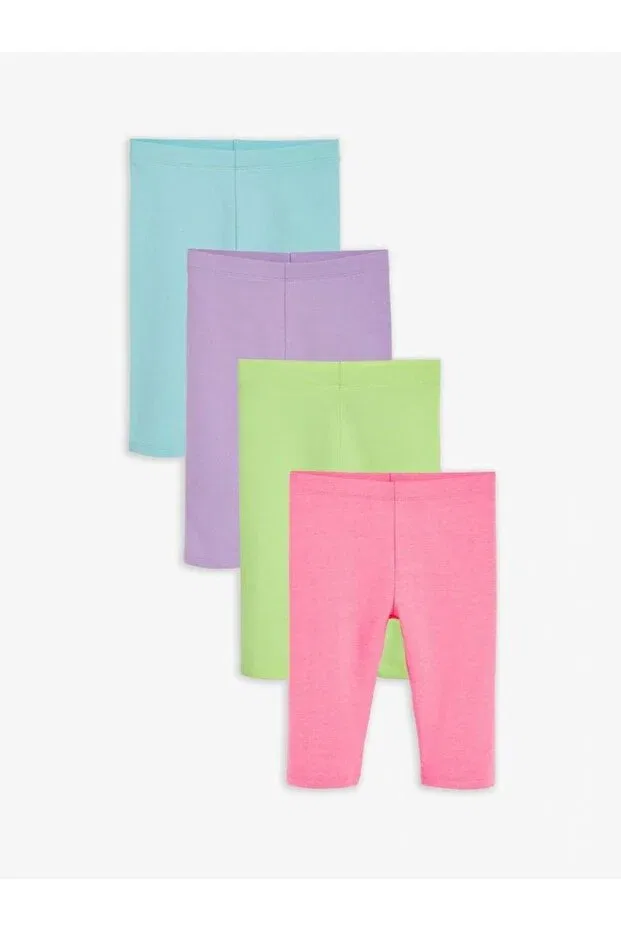 Детские леггинсы для девочек хлопковые комплект 4 шт Next Baby, Multicolor