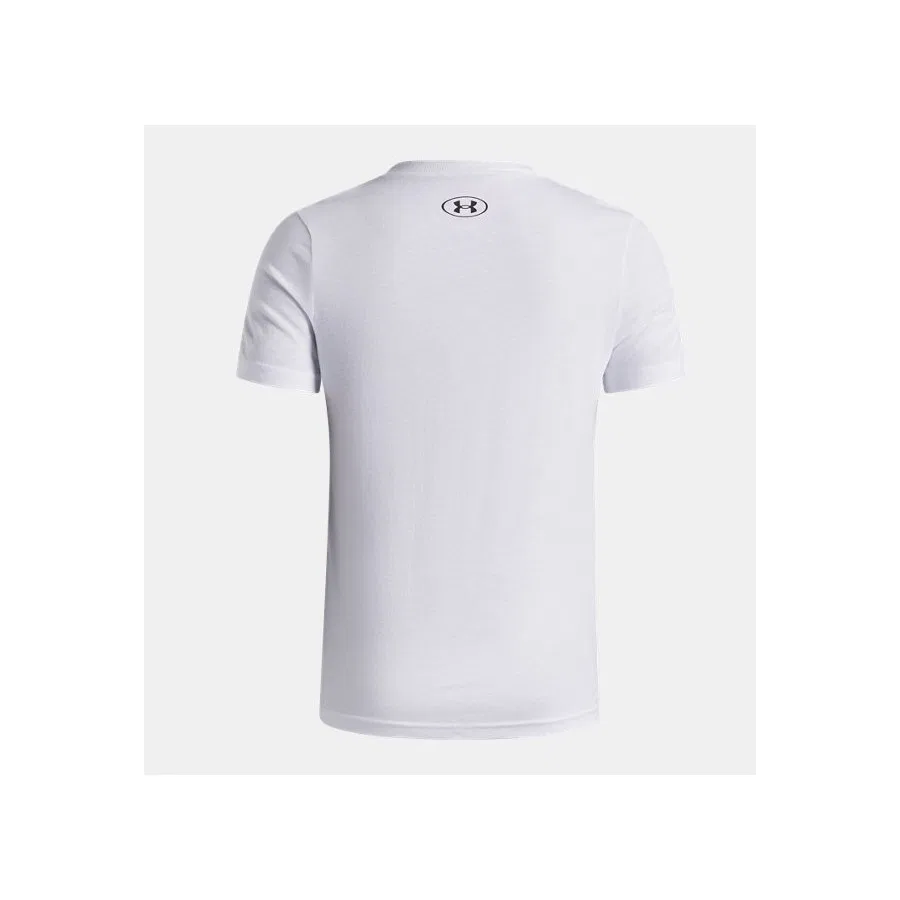 Детская футболка с коротким рукавом UA Patch Pack Under Armour, Белый — фото 4