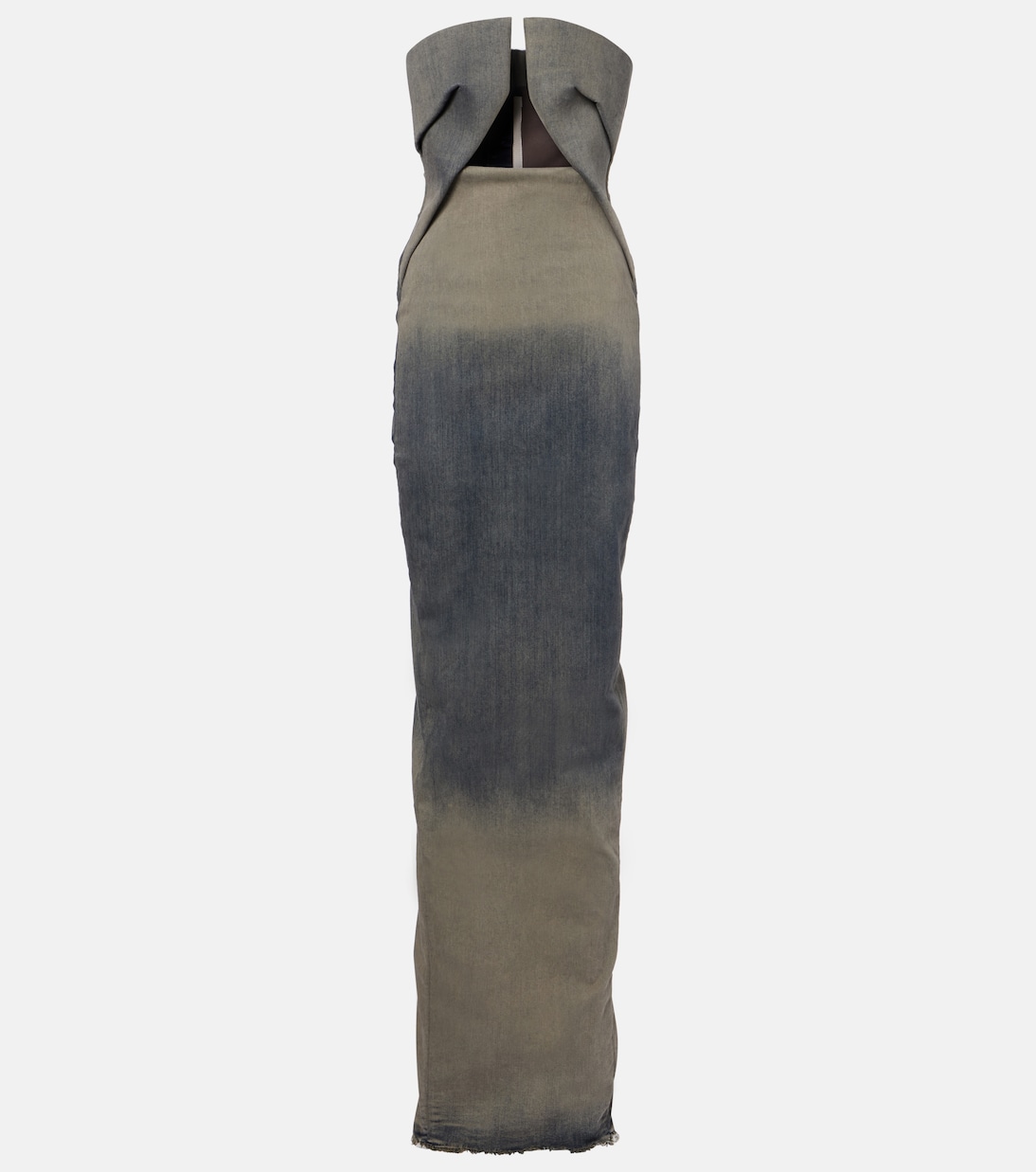 

Платье из хлопчатобумажной ткани Rick Owens, Drkdust Degrade