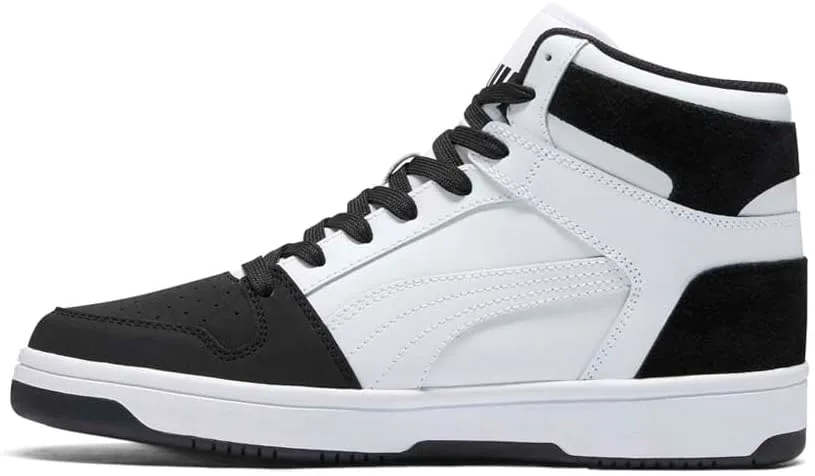 Мужские кроссовки PUMA Rebound Layup Sl Ink High - белые, повседневные, белый — фото 3