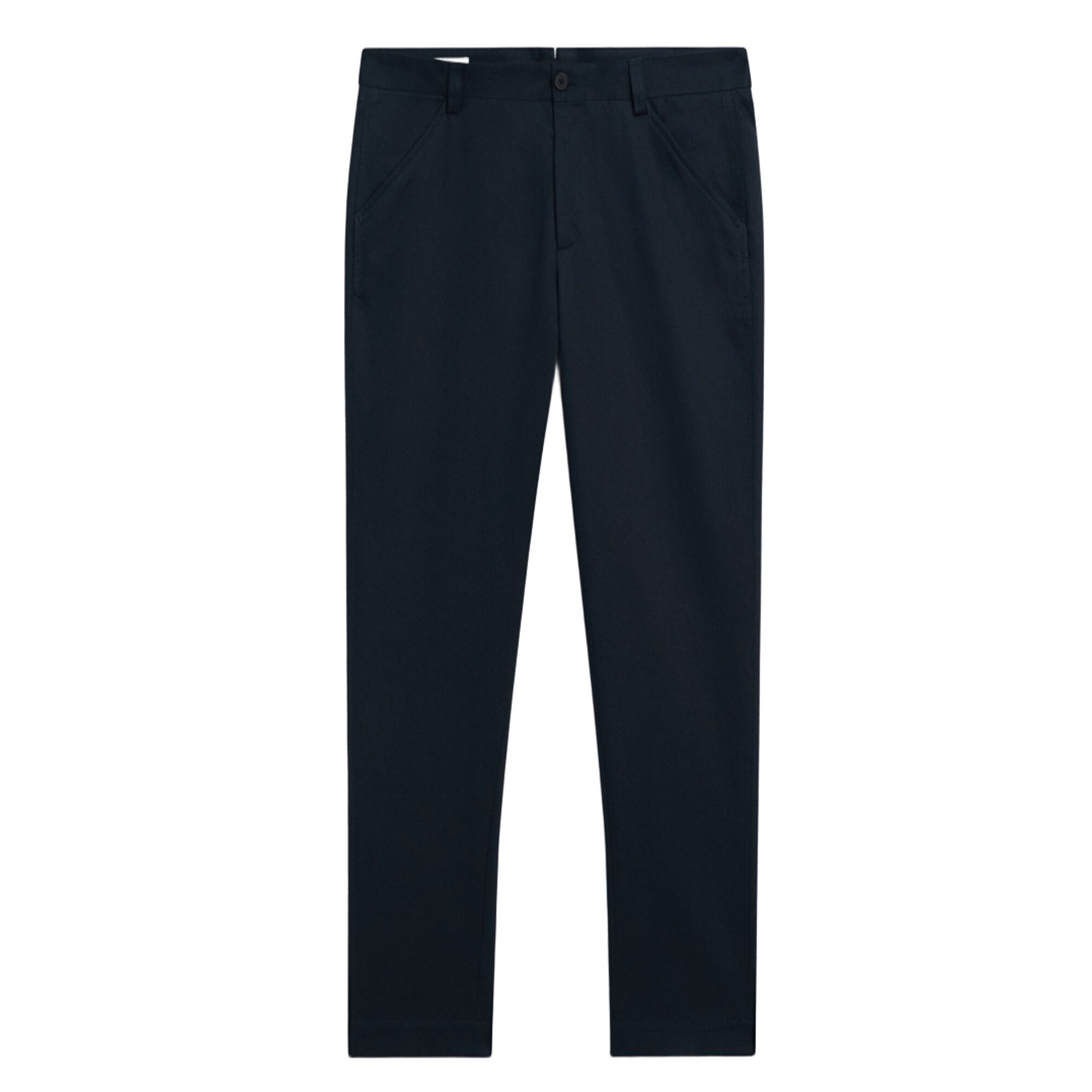 

Брюки-чиносы Massimo Dutti Cotton and linen blend - Studio, темно-синий