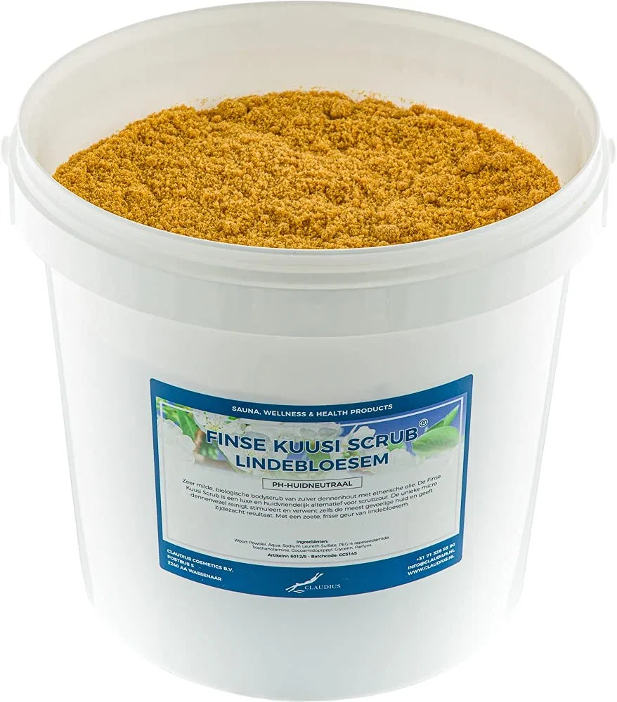 Скраб для тела Finnish Kuusi Scrub Lime Blossom, 10 л Claudius