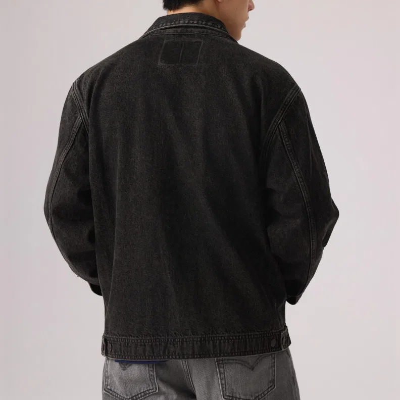 Levis Мужская джинсовая куртка Levi's, Washed Black — фото 3