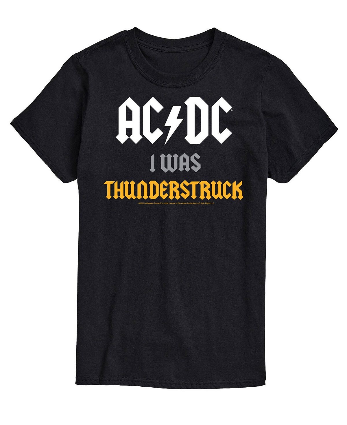 

Мужская футболка acdc thunderstruck AIRWAVES, черный