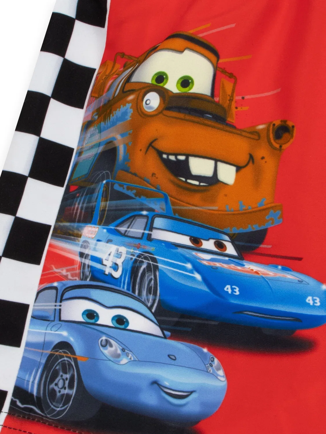 Плавки с принтом Lightning McQueen, Disney Cars Character, красные — фото 3