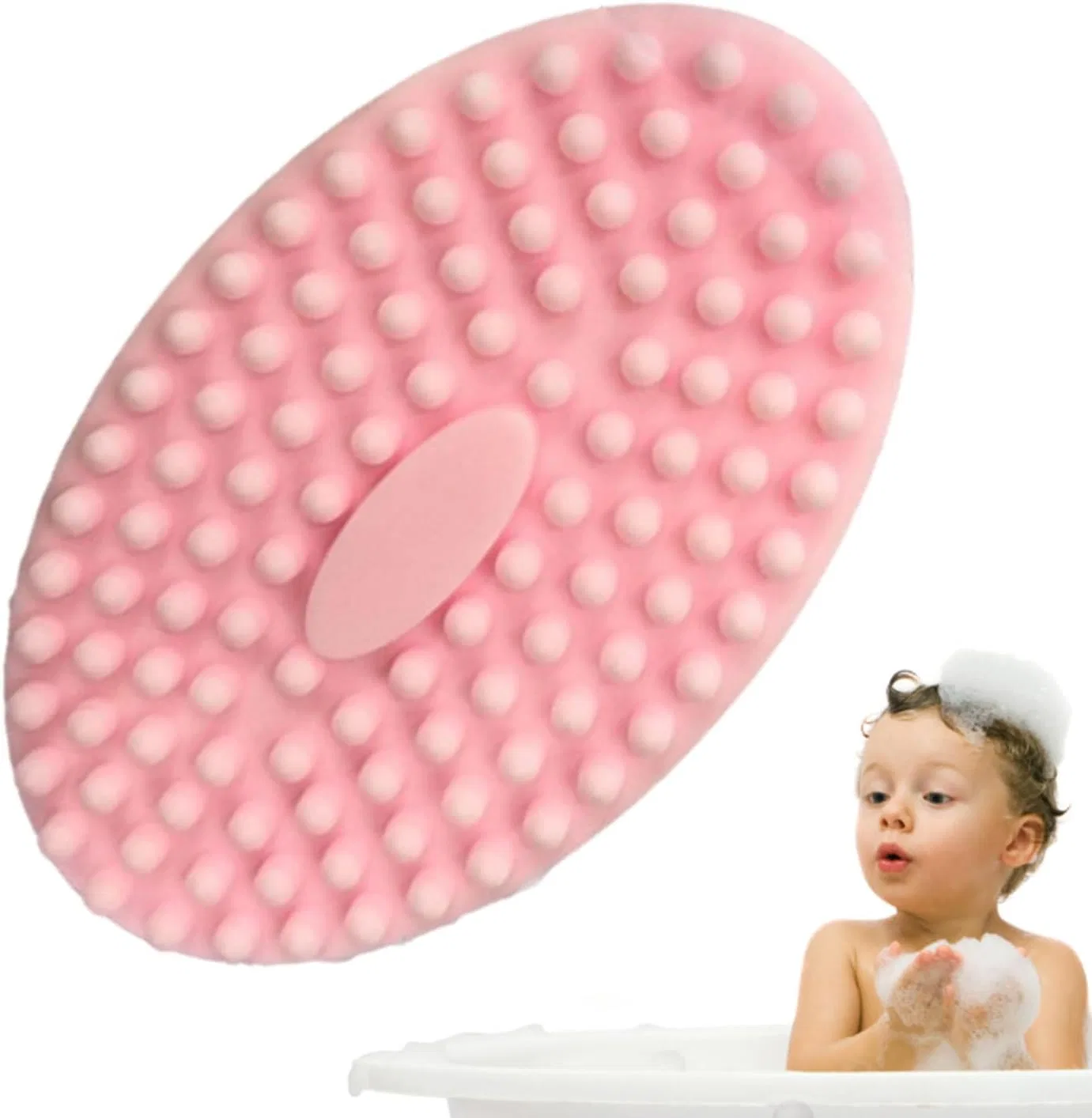 Щетка для тела из силикона, Foofah, 12x7x4 см Générique