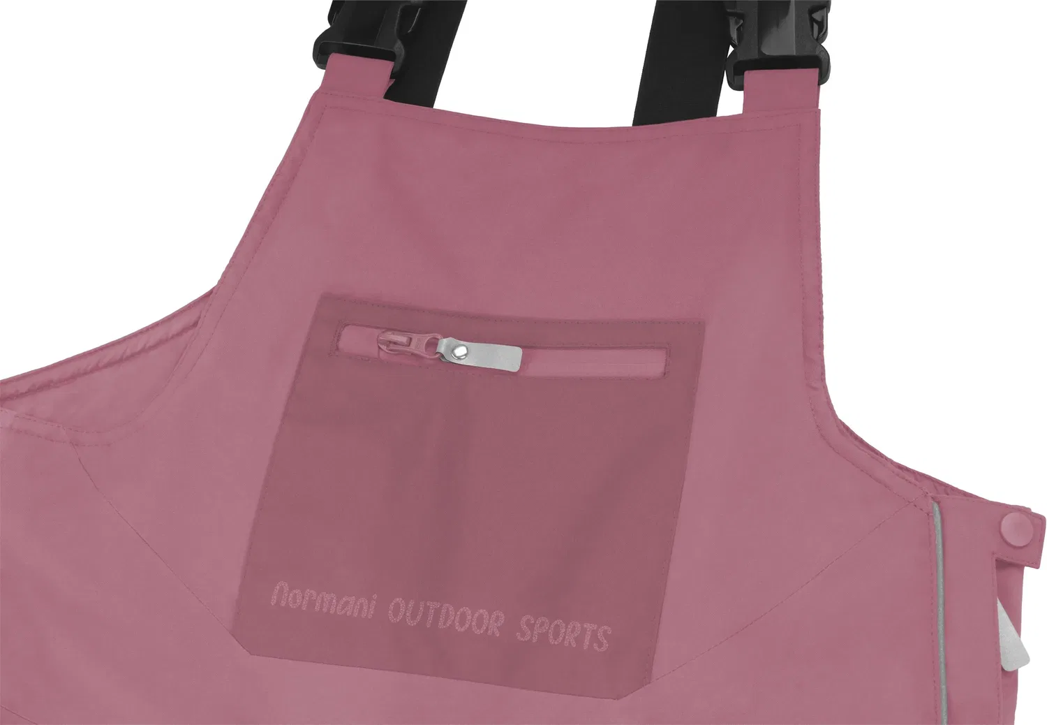 Комбинезон зимний детский на лямках Paulatuk Normani Outdoor Sports, розовый — фото 3