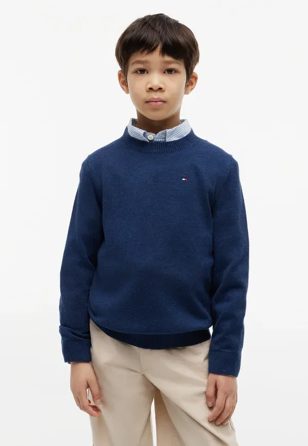 Джемпер из хлопка Jumper Tommy Hilfiger, Dark Night темно-синий