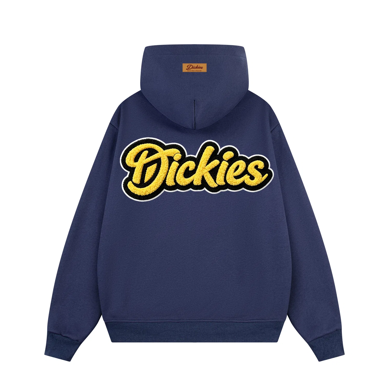 Детский свитшот с капюшоном Navy Blue & Yellow Embroidered Towel Dickies, Navy Blue & Yellow Embroidered Towel