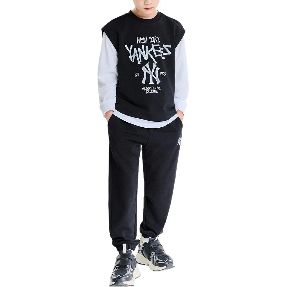 Детский комплект спортивной одежды с логотипом New York Yankees, MLB KIDS, Standard Black — фото 4