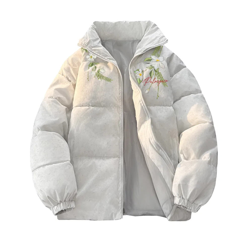 Детский пуховик с наполнителем White Heather Gray PAL ONGACO