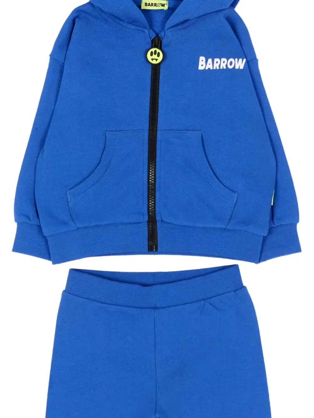 Хлопковый спортивный костюм на молнии с логотипом Barrow Kids, синий — фото 3
