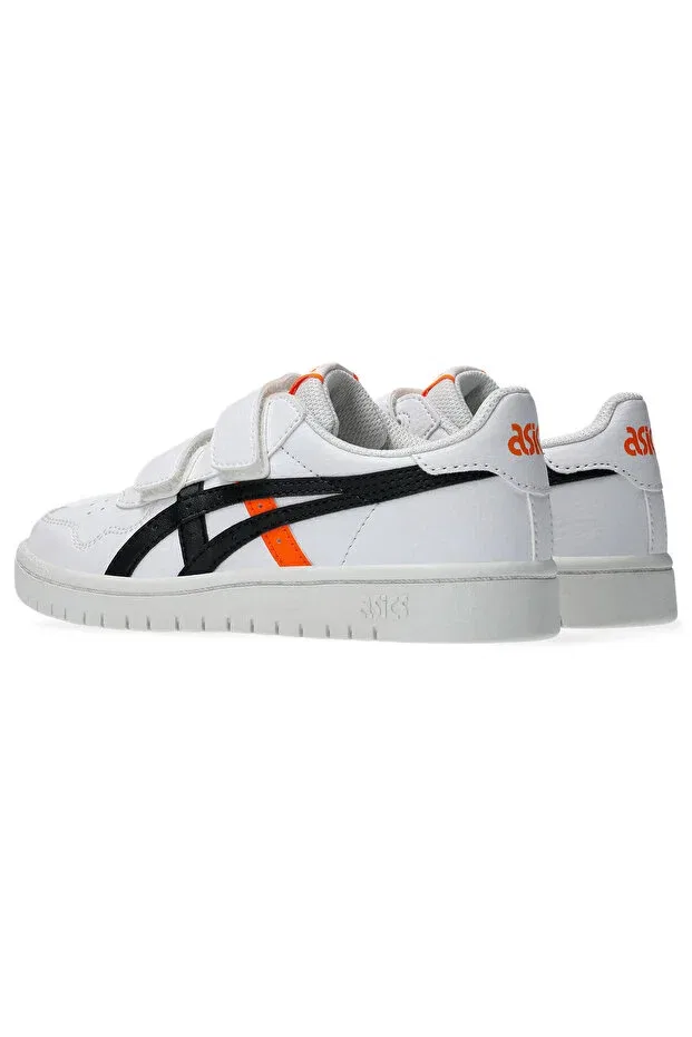 Детские спортивные кроссовки для девочек с липучкой Asics, White — фото 4