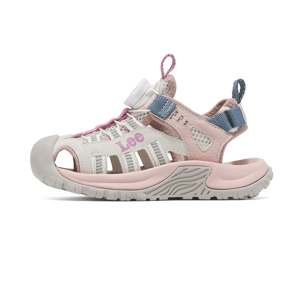 Детские сандалии с низким верхом с защитой от скольжения Lee, Beige Pink