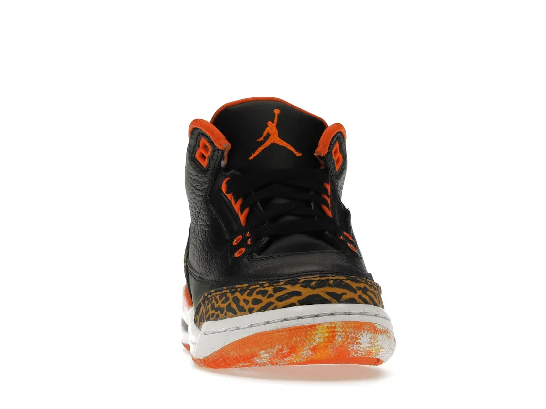 Детские кроссовки Lifestyle Jordan 3 Retro, Black/Kumquat/Team Orange/White — фото 2
