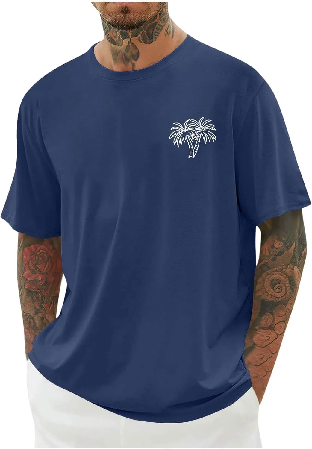 

Футболка для мужчин с принтом пальмы