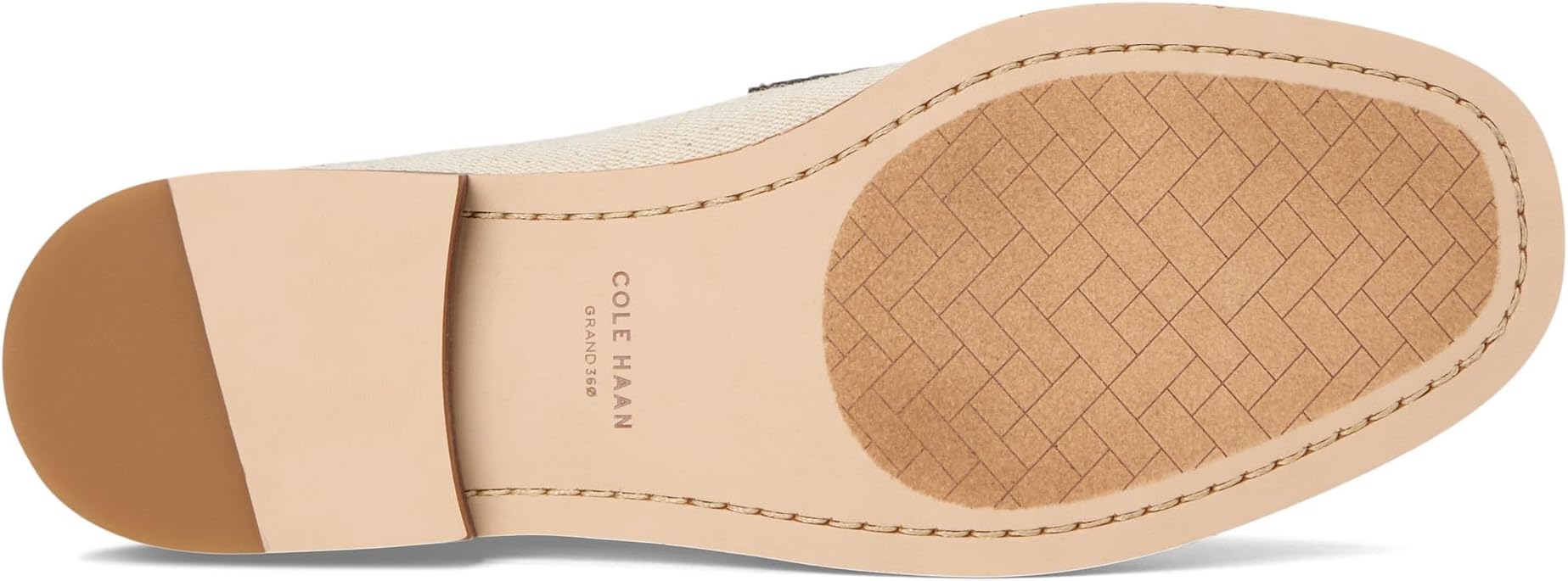 Лоферы Cole Haan Lana Lux Penny Loafers Remastered, Canvas/Black/IvroySee Less — фото 3